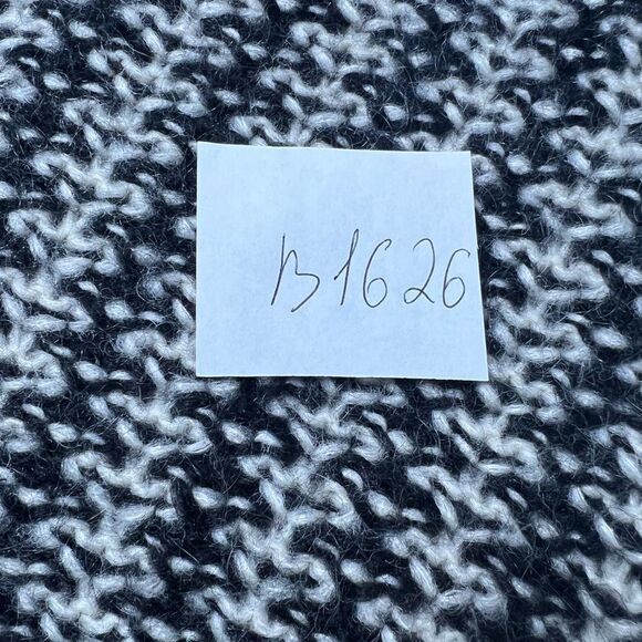 EMRECO Mohair Blend Black White Sweater Cardigan Jacket 2 Packets Size 12UK/8 US - Picture 12 of 12